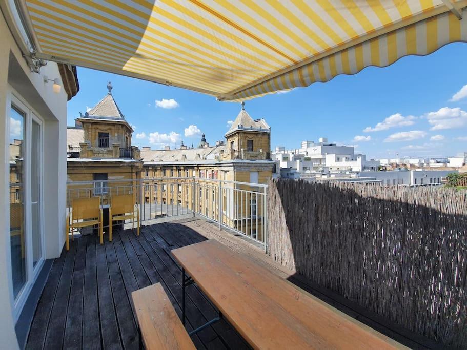Beauty On The Rooftop With Ac And Rooftop Terrace Будапешт Экстерьер фото